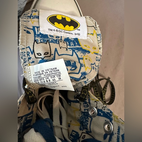 Converse x DC Batman High Tops NWT - Picture 8 of 10